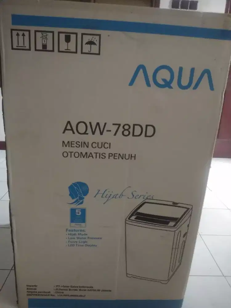 mesin cuci aqua