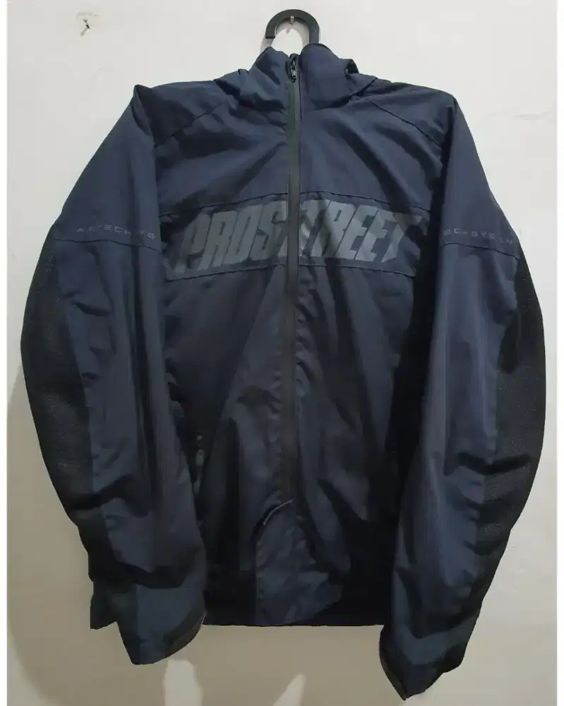 Jaket motor prostreet spectre air tech navy bahan samping mesh adem