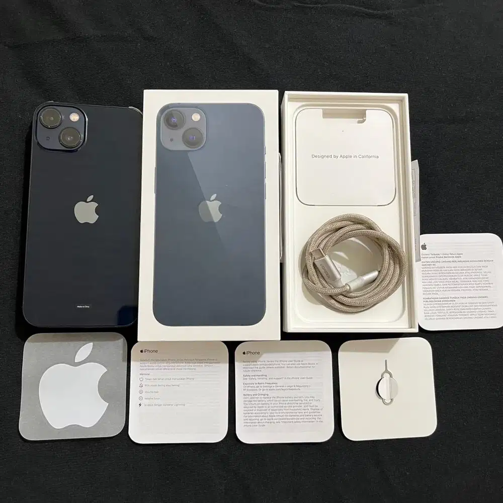 Iphone 13 Ibox 128gb Midnight Fullset Lengkap