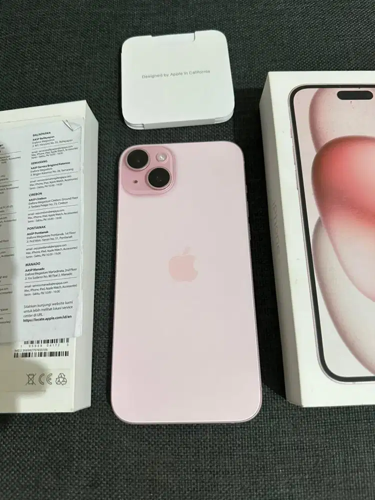 Iphone 15 plus 256gb ibox fullset mulus