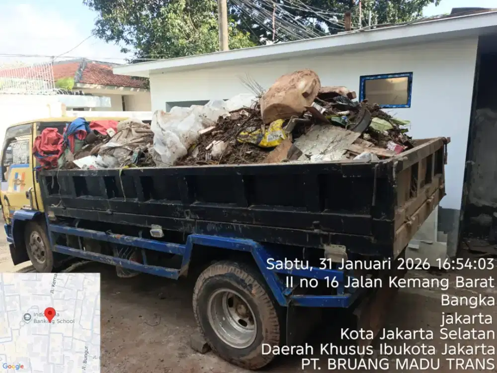 Jasa angkut puing dan buang sampah