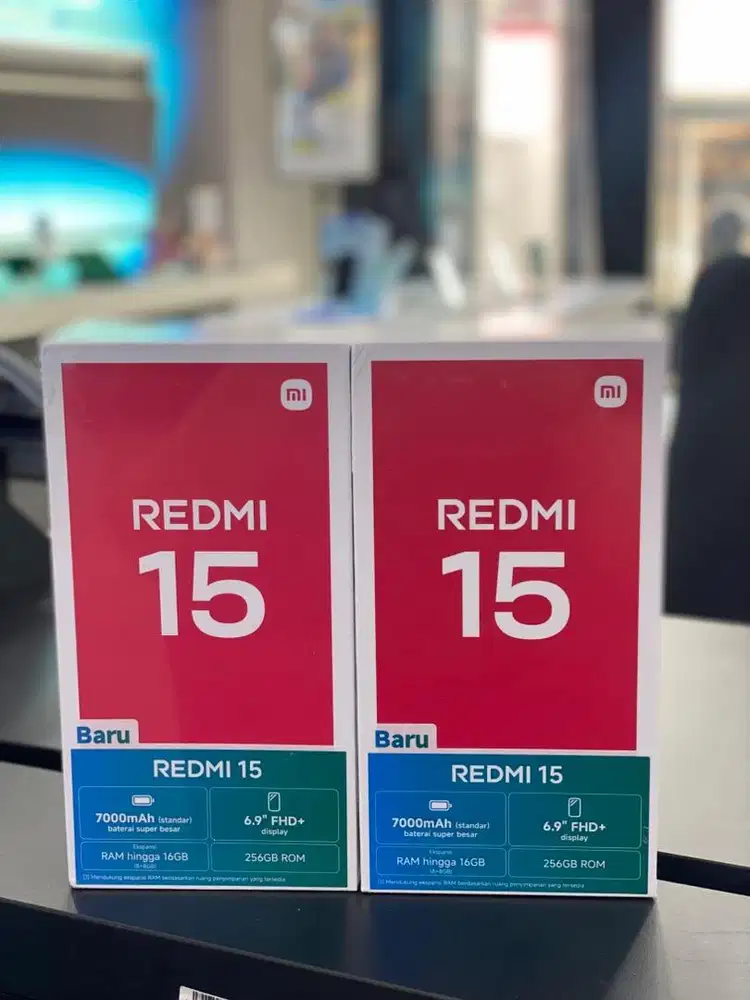 PROMO❗️REDMI 15 Ram 8/128/256 GB Garansi Resmi FRESH STOCK NON REPACK