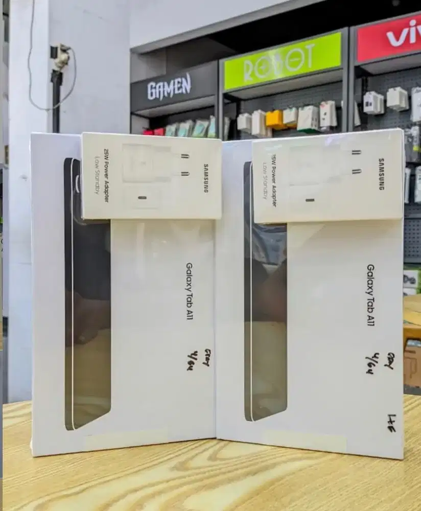 SAMSUNG GALAXY TAB A11 LTE 6/64 GB GARANSI RESMI NASIONAL 1 TAHUN