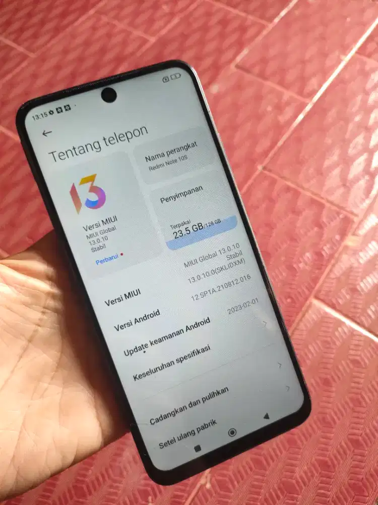 Redmi note 10s 8/128