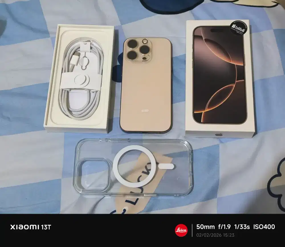 Iphone 16 Pro 256GB iBox BH 92% Mulus Perfect Fullset