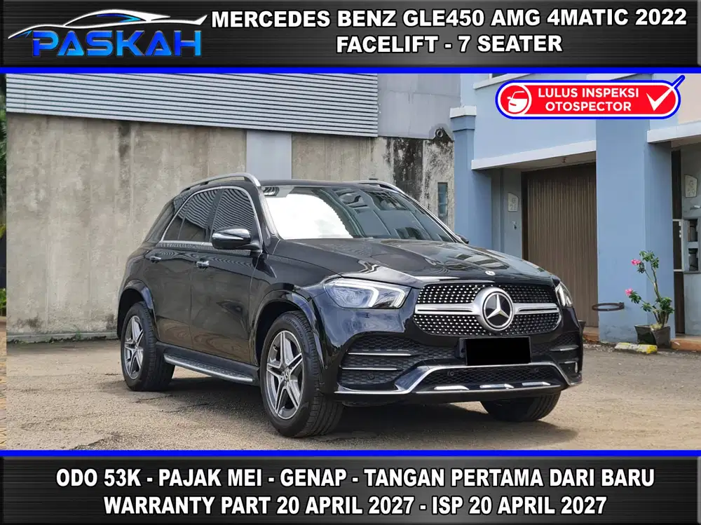 MERCY GLE 450 AMG 2022 GLE450 AMG 2022 WARANTY ON Bunga=4,5% TAX=Mei
