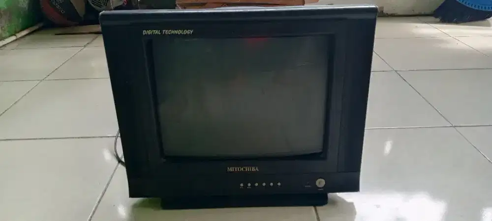 Tv rusak tabung merek mitoshiba