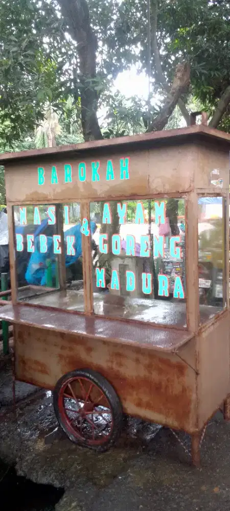 Gerobak eks nasi bebek