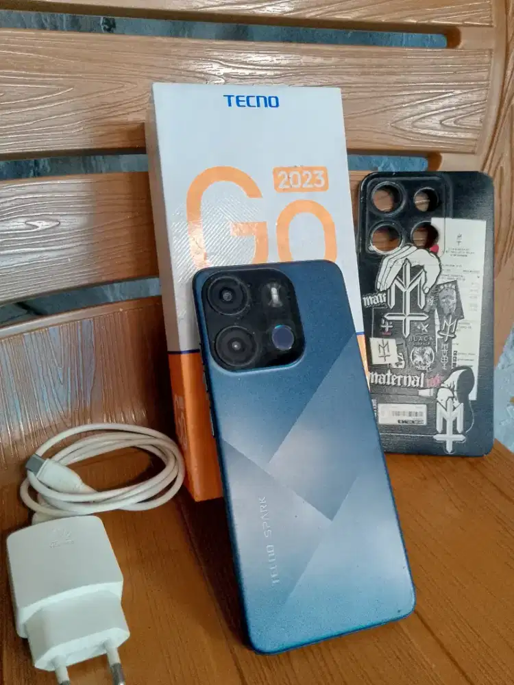 Aksesoris jual hape Tecno go spark ram 4+3 64gb mulus lcd original