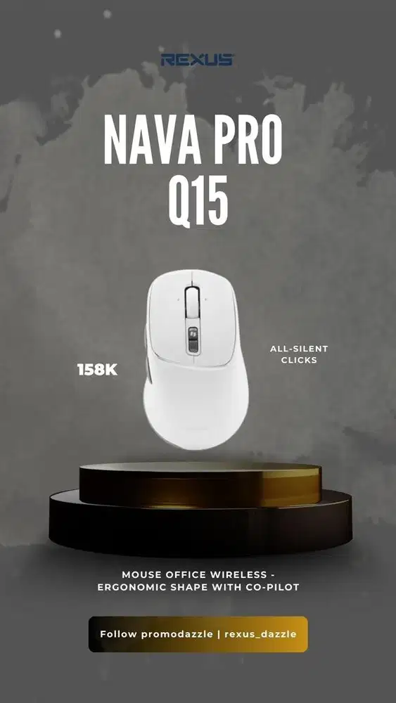 Mouse wireless rexus Nava pro Q15