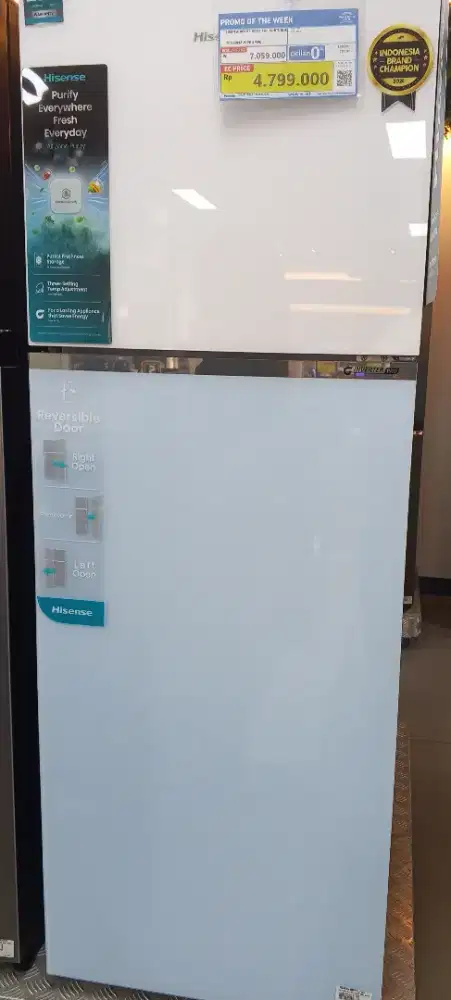 KULKAS HISENSE 2 PINTU – HEMAT LISTRIK & ELEGAN