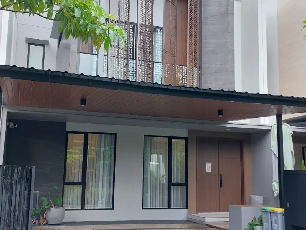 Rumah Desain Modern Cluster New Park Avenue Citra Sentul Raya