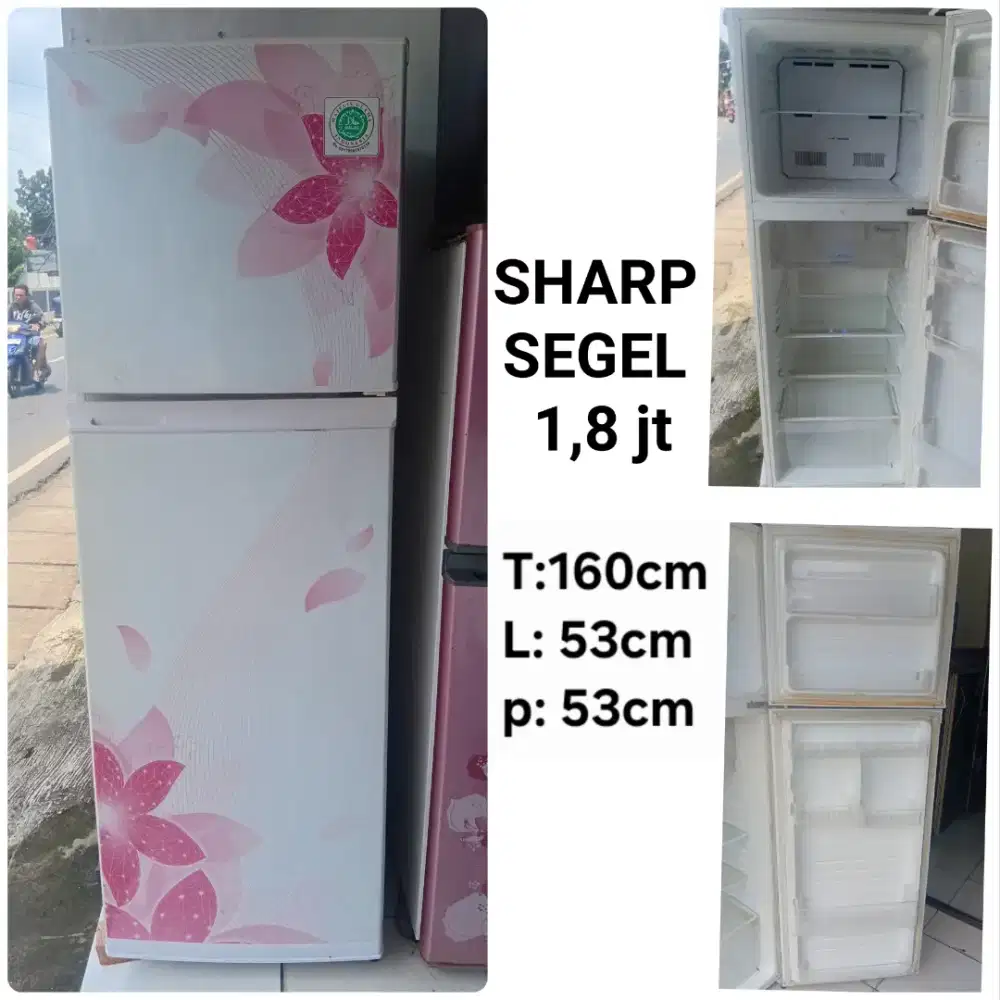 Kulkas SHARP bekas bergaransi