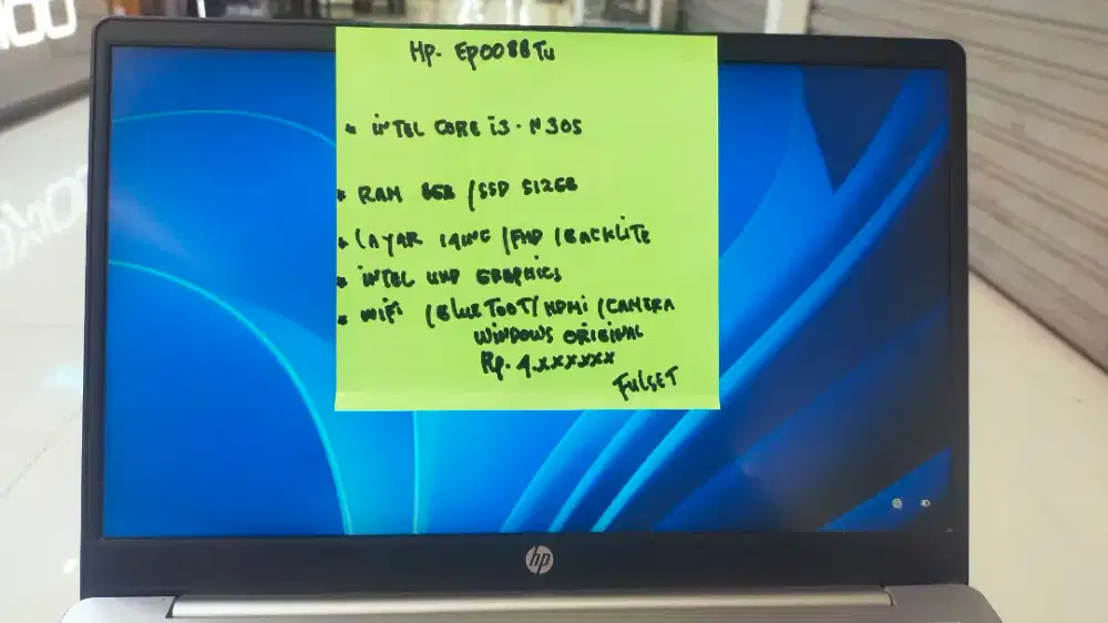 Laptop HP14 - EP0088TU Mulus Like new Garandi resmi sampai 2027