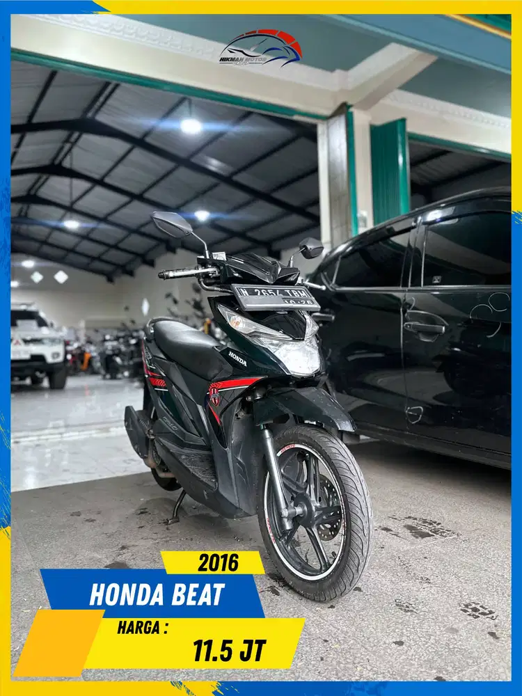 HONDA BEAT 2016 MESIN DIJAMIN AMAN HIKMAH MOTOR KEPUH