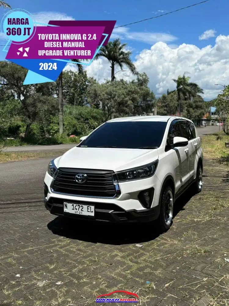TOYOTA INNOVA G 2.4 2024 DIESEL MANUAL UPGRADE VENTURER