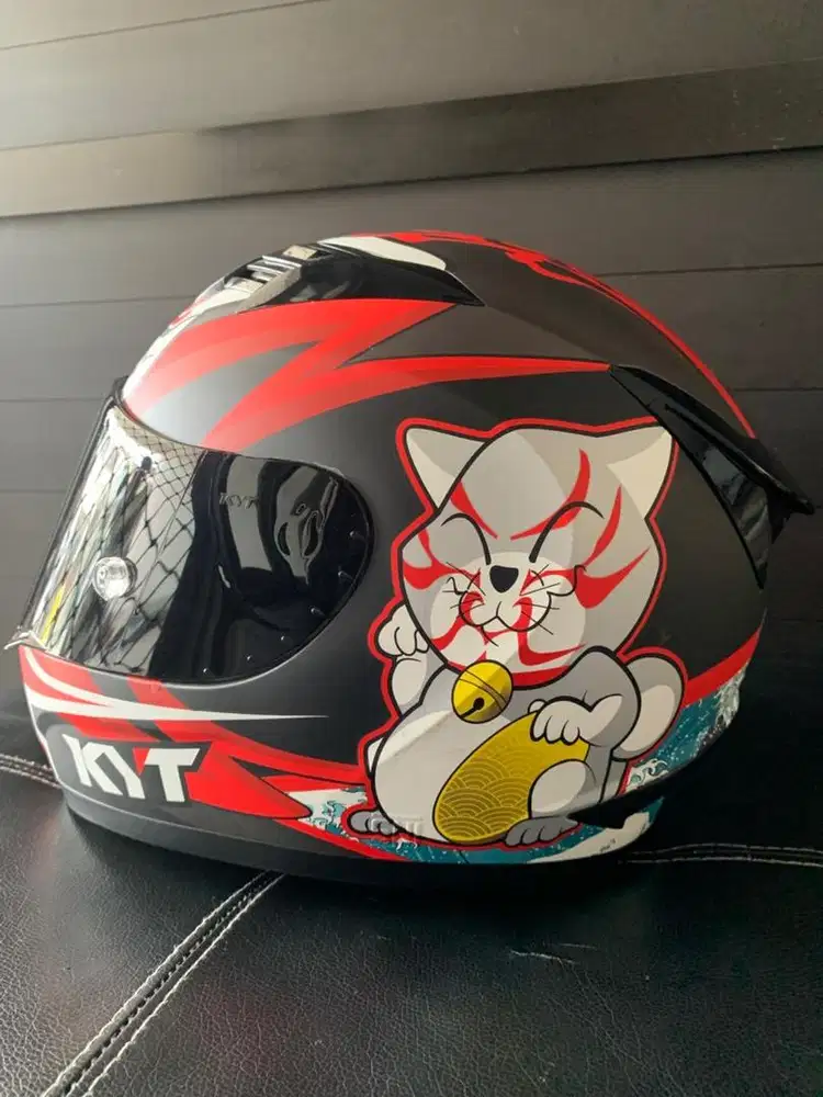 Jual Helm KYT R10 Full Face – Kabuki Doff | Size XL | Original | Bekas