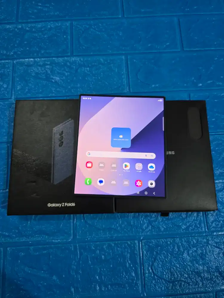 Samsung Z Fold 6 5G 12/256gb SEIN Lengkap Mulus Normal