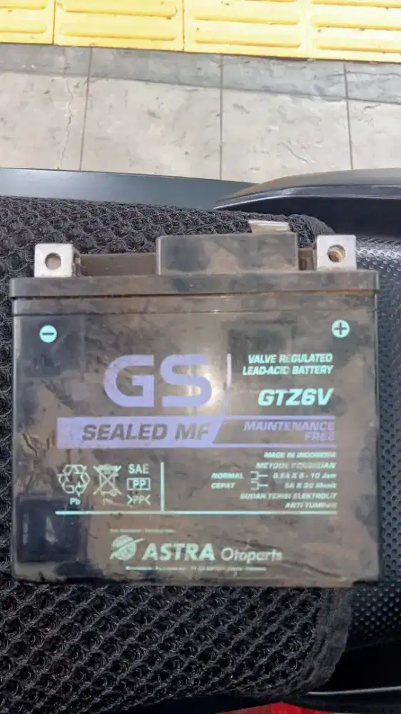 Aki Motor GS GTZ6V ( BEKAS )