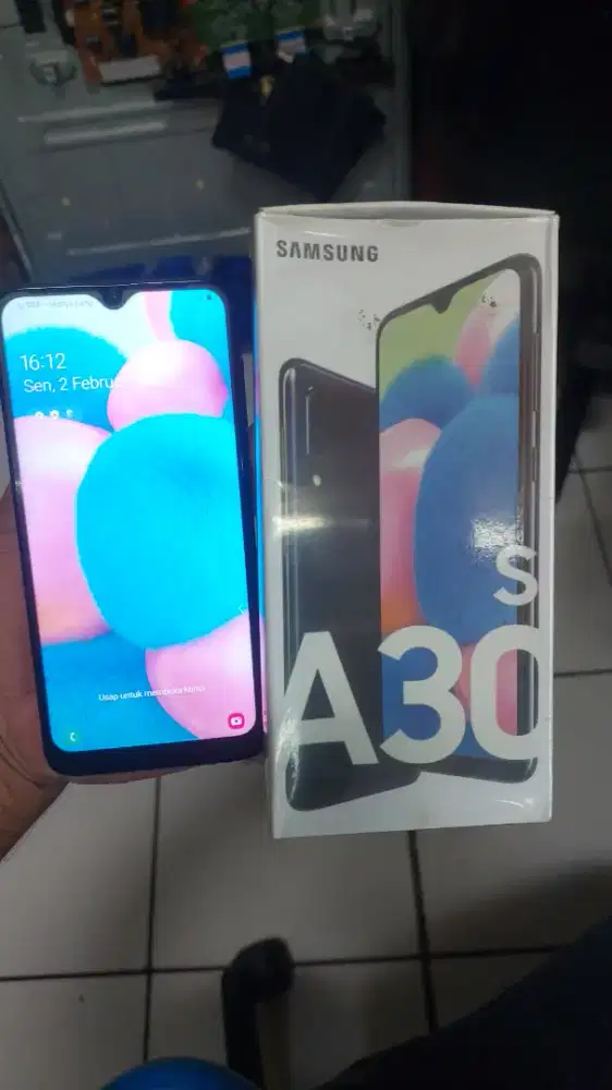 Samsung A30S 4/64 lengkap
