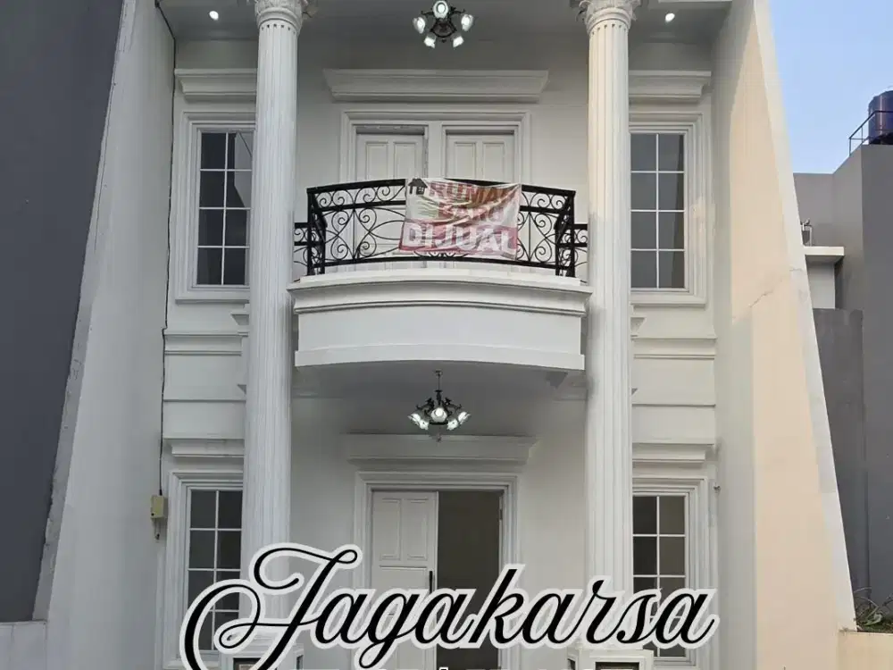 RUMAH DIJUAL DALAM CLUSTER DIJAGAKARSA BEBAS BANJIR