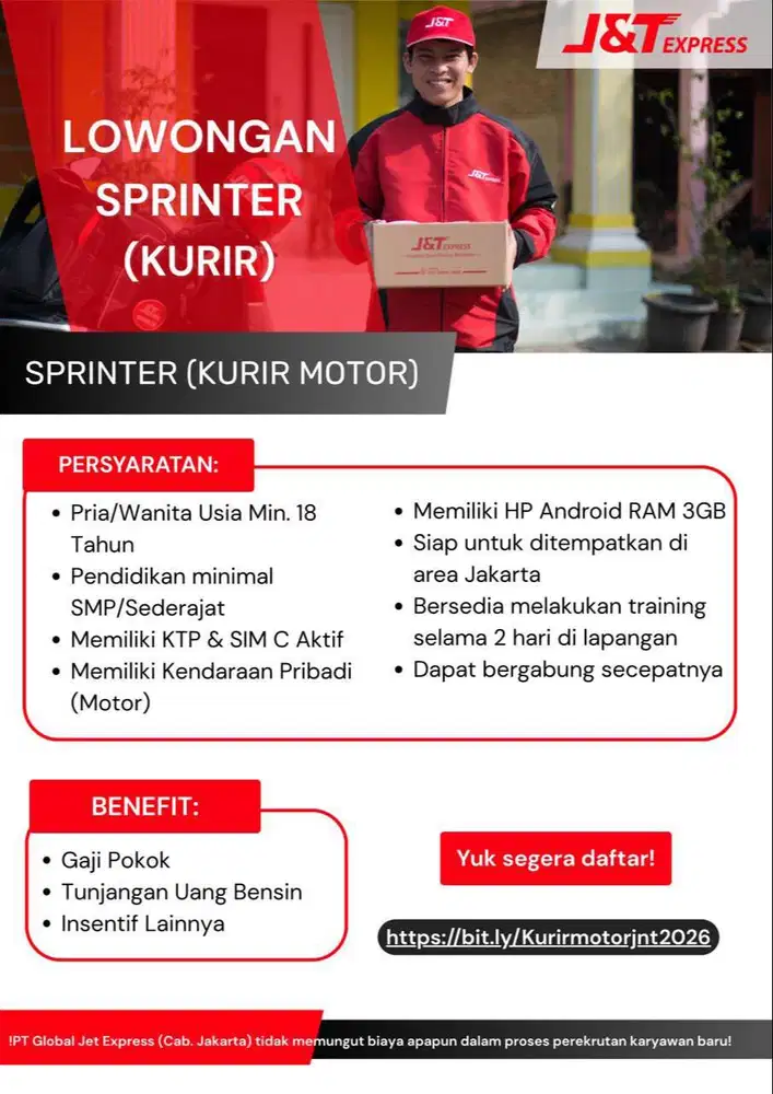 LOWONGAN KURIR MITRA DKI JAKARTA