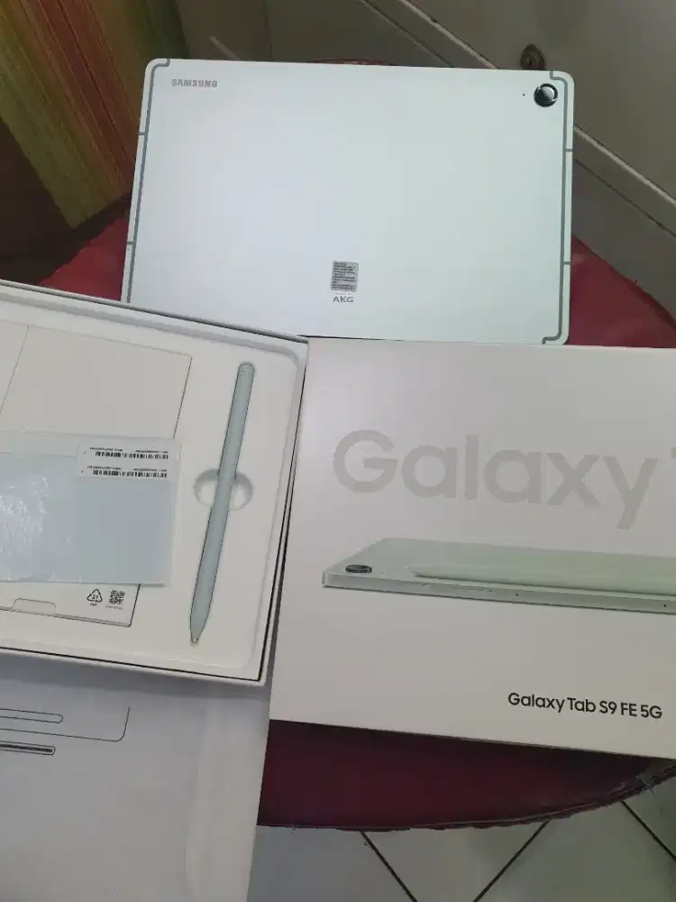 Samsung Tab S9 Fe 5g ram6/128gb like new resmi sein