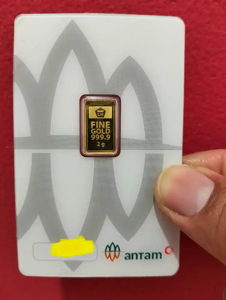 Dijual Logam Mulia (LM) Antam Red Mark (RM)
2 Gram