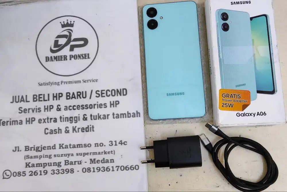 SAMSUNG A06 (6/128) SECOND FULLSET EX GARANSI RESMI SEIN