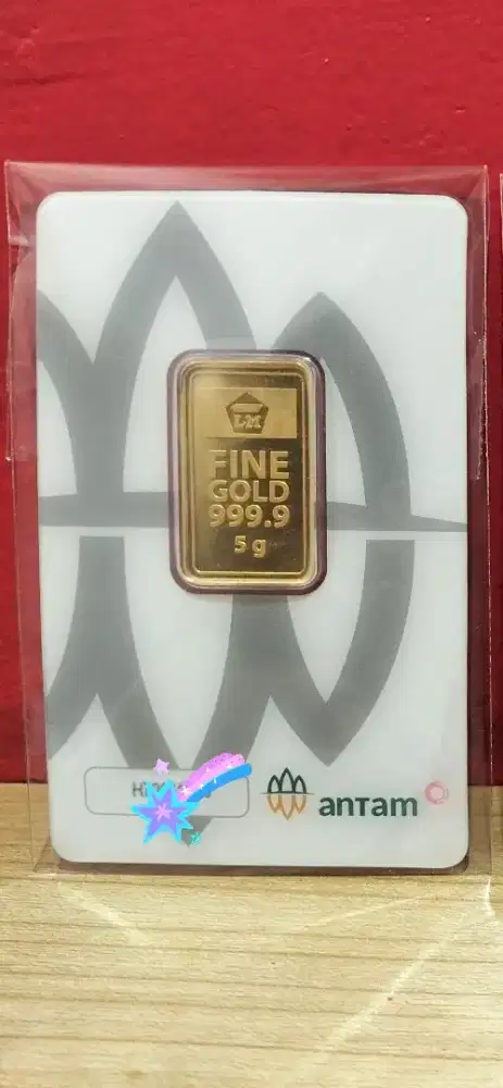 Dijual Logam Mulia (LM) Antam
Red Mark (RM) 5 Gram