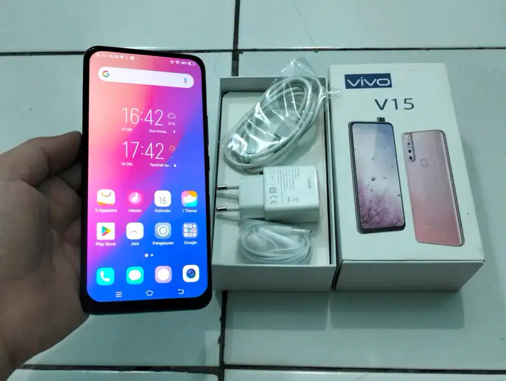 Jual VIVO V15 RAM 8GB/256GB 4G LTE Duos 6.53in Fingerprint face id, BU