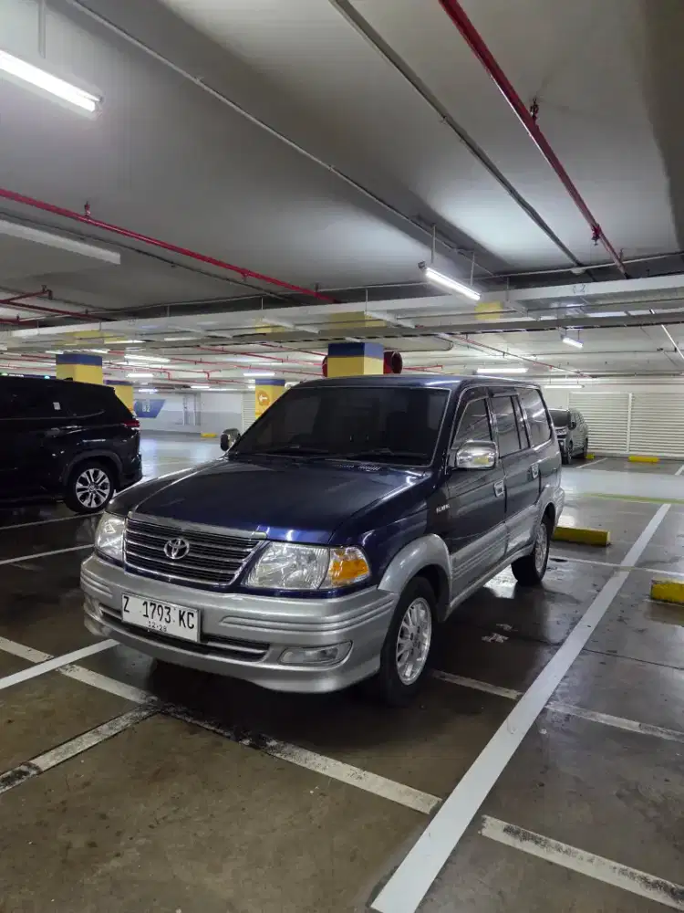 Kijang Krista 2003 Biru Manual Rapih!