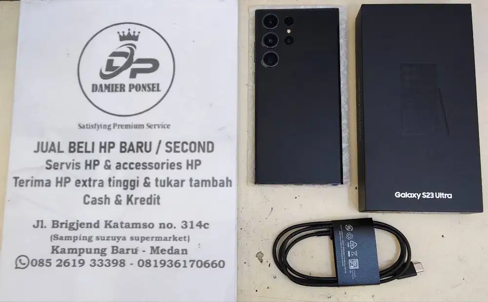 SAMSUNG S23 ULTRA 5G (12/512) SECOND FULLSET EX GARANSI RESMI