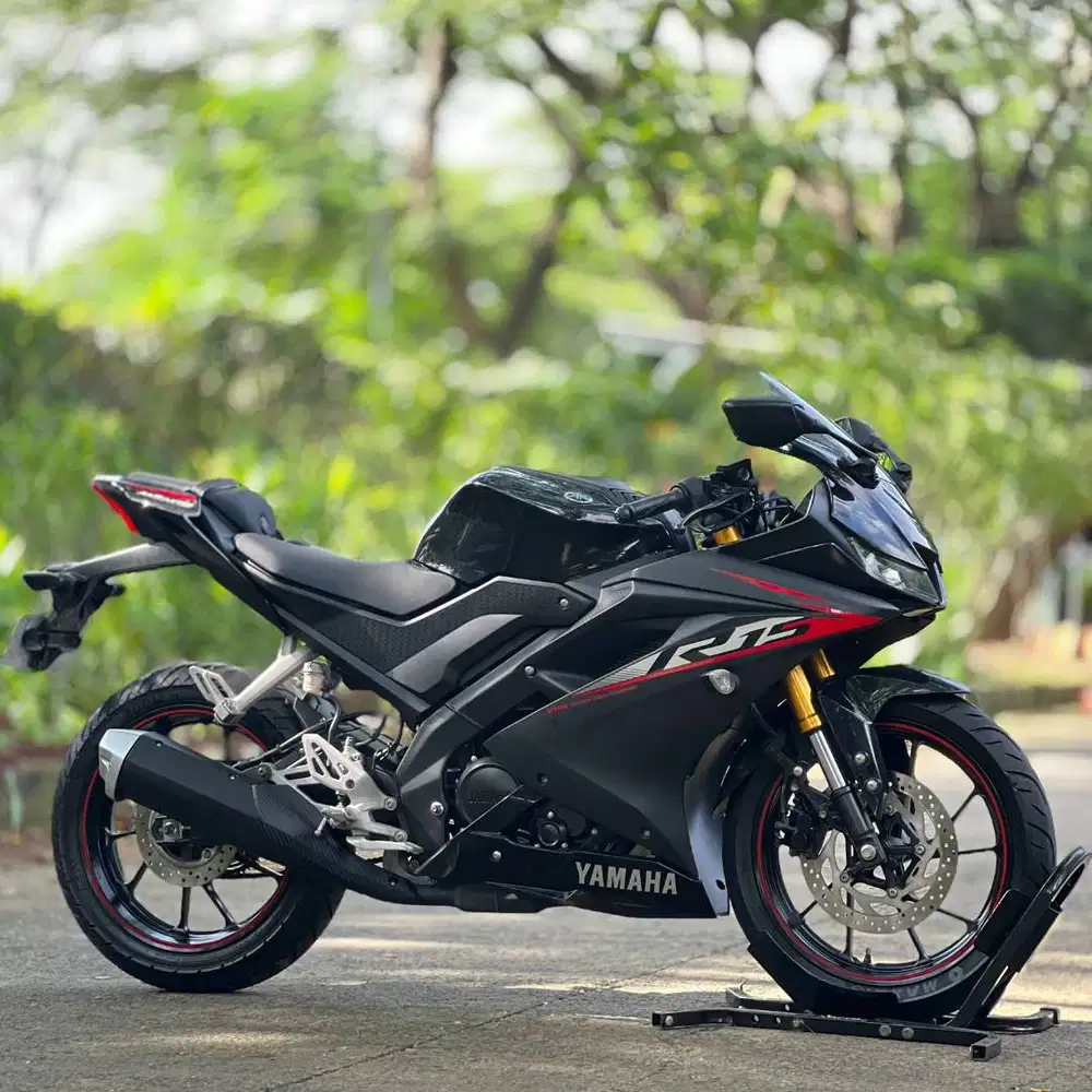YAMAHA YZF R15 V3 2019 HITAM KM LOW SUPER GRESS