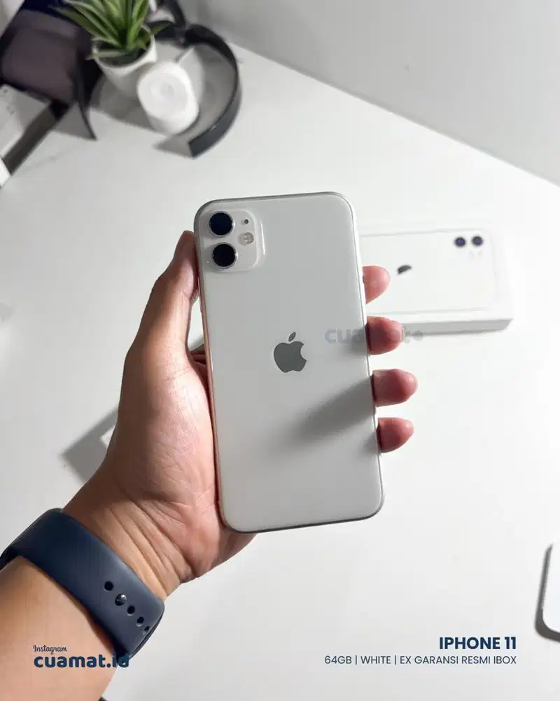 iPhone 11 64GB White Ex Resmi iBox
