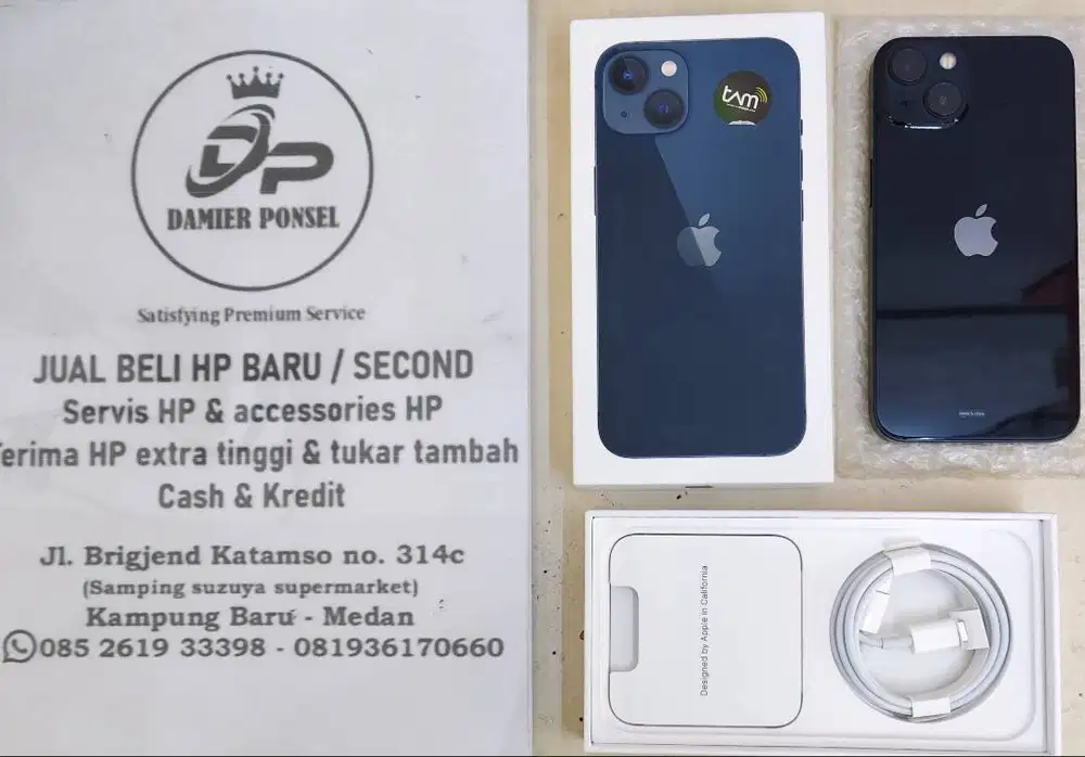 IPHONE 13 128GB OPEN BOX LIKE NEW GARANSI IBOX S/D JANUARI 2027