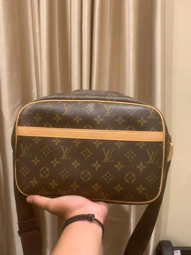 tas louis vuitton reporter PM size monogram 100% authentic