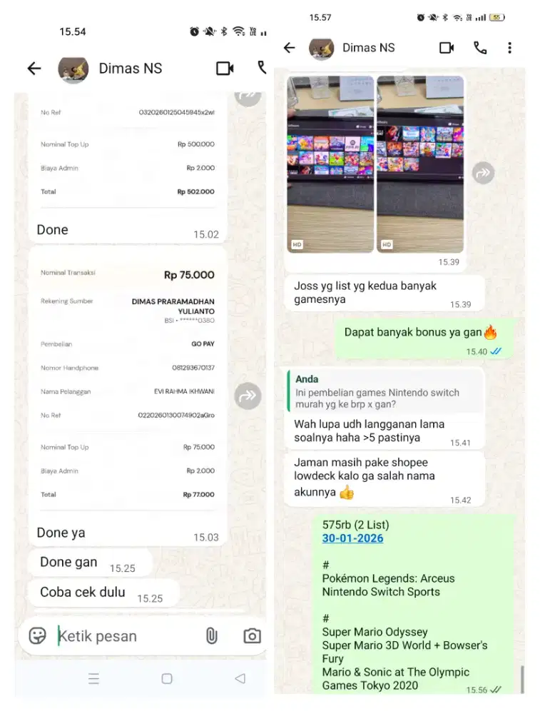 Promo Games OFW Nintendo Switch OLED V2 V1 LITE NS2