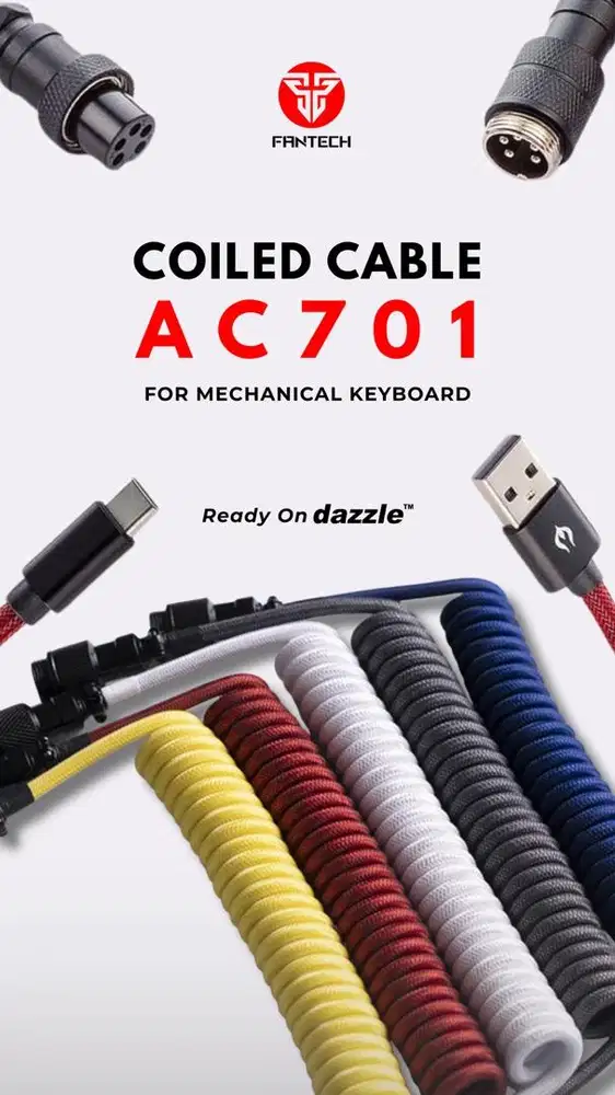 Fantech Coiled Cable AC701