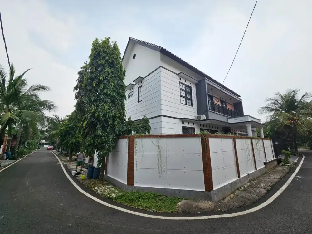 Rumah Bangunan Baru Hook Di Bumi Puspitek Asri BSD Tangerang