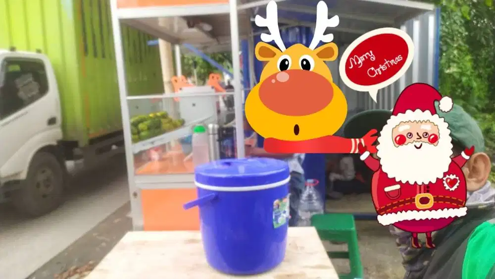 Penjaga Booth Jeruk peras