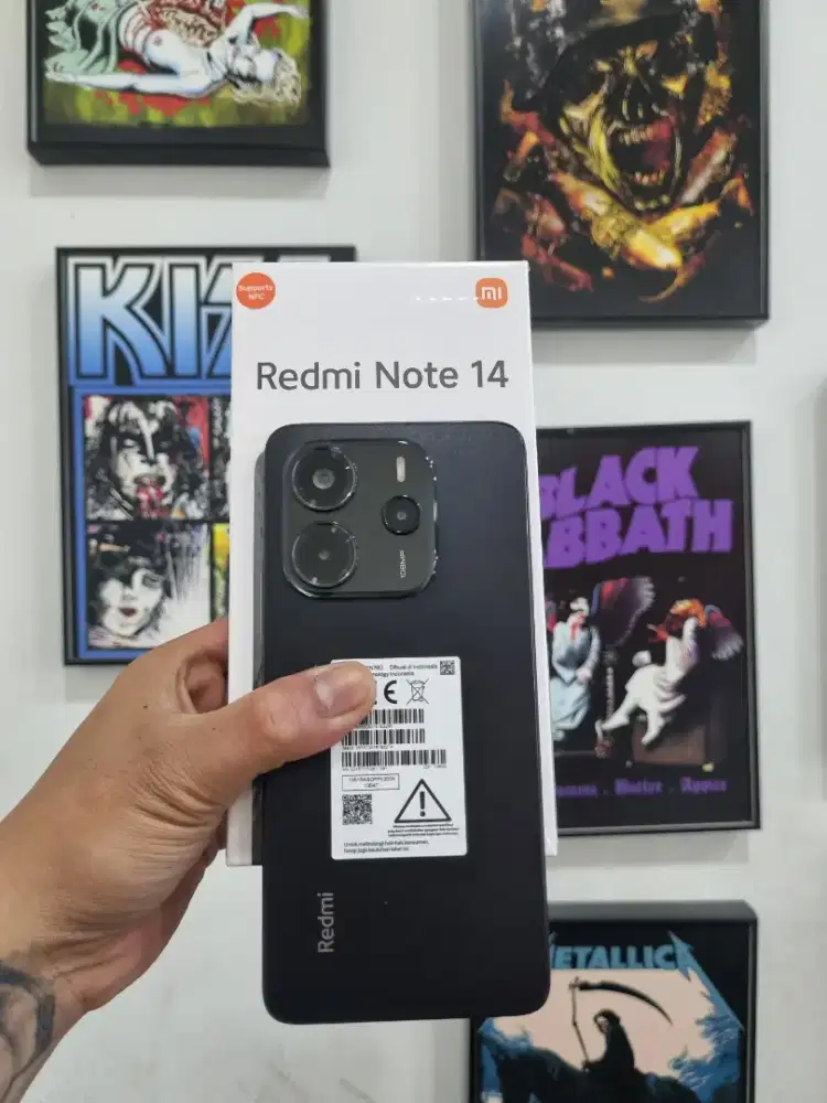 Redmi note 14 8/128 Black Fullset Likenew