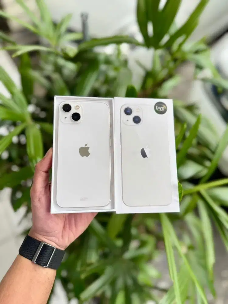 Iphone 13 128 gb iBox Starlight Second Garansi Aktif