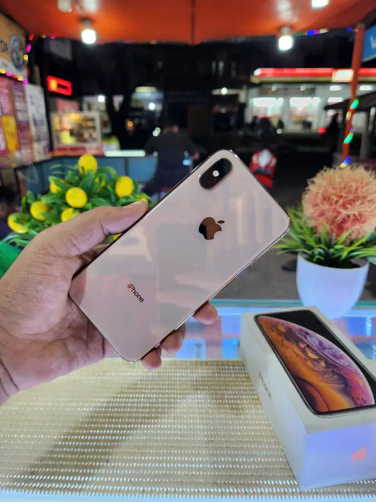 iPhone Xs 256Gb Fullset All Operator (Permanen) Like New Bergaransi