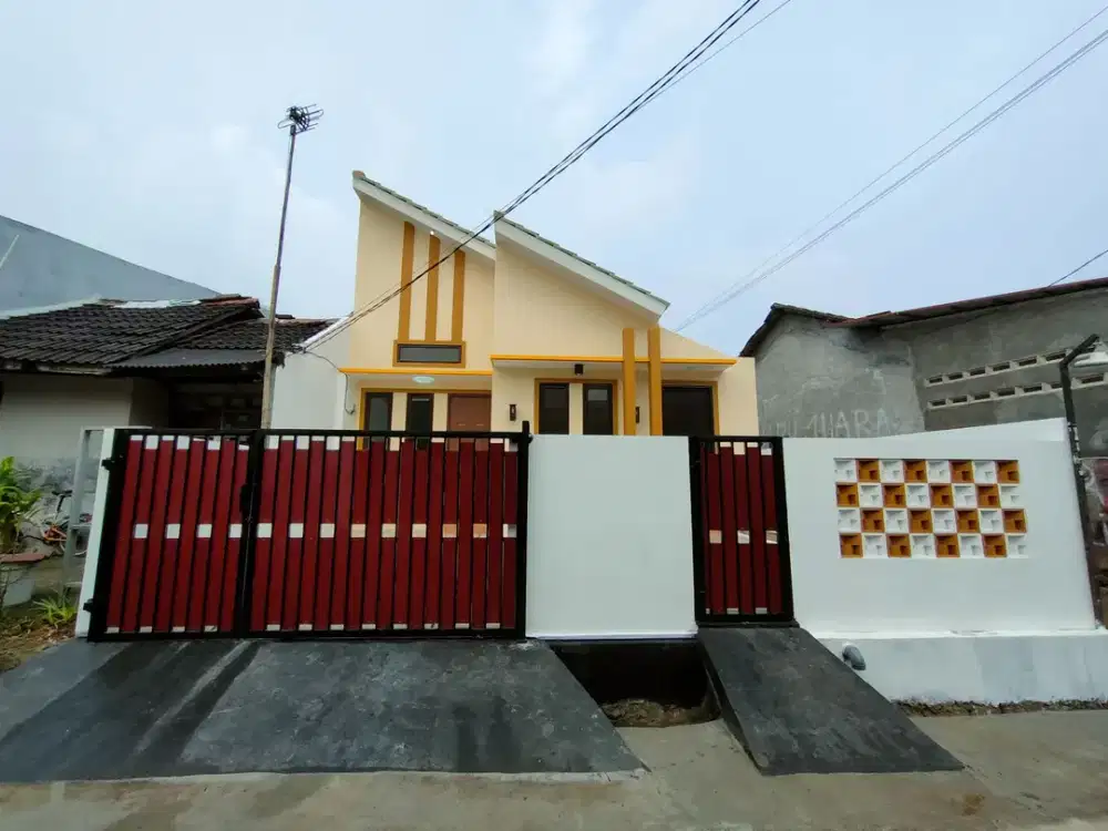 JUAL RUMAH SIAP HUNI LT 85 HOOK DI PERUMAHAN BEKASI TIMUR REGENCY
