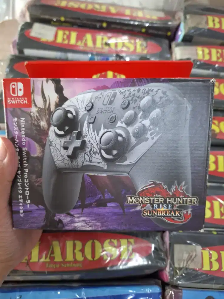 Nintendo switch pro controller monster hunter rise sunbreak edition