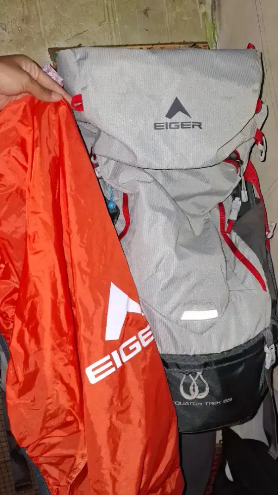 Carrier eiger 65L & jaket North adventure