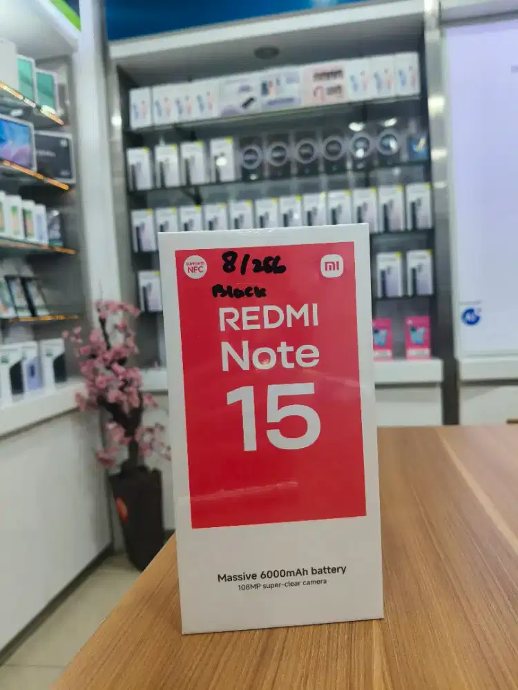 Xiaomi Note 15 8/256 gb BARU Segel Garansi resmi