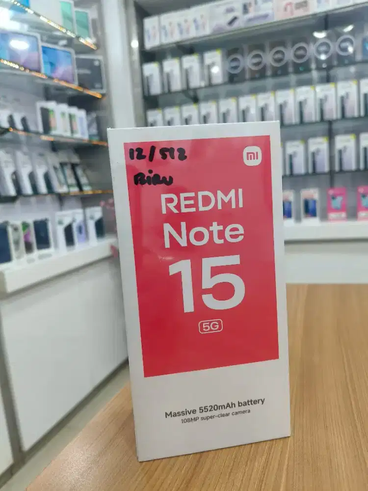 Xioami note 15 5G 12/512 gb baru segel garansi resmi