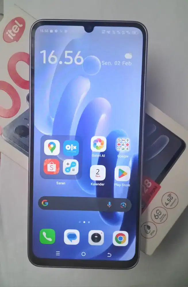 Itel City 100 Ram 8+16/128 Like New Pemakaian belum lama
